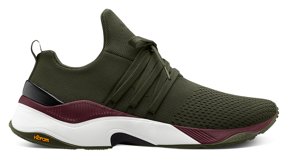 ARKK Collection Raven FG PET Vulkn Vibram | Dark Army Tawny Port | Men Raven